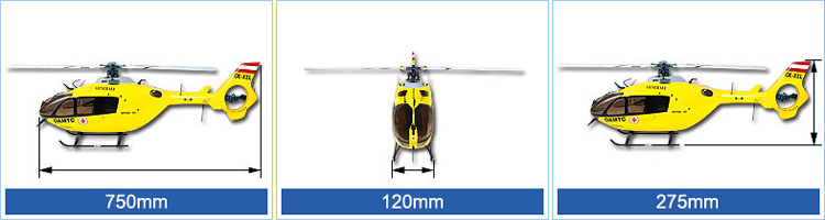 Align Eurocopter EC-135 Scale Fuselage HF4501 | Live-Hobby.de