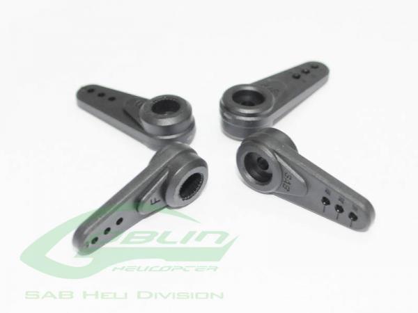 SAB Goblin Servoarm Set - Nexspor / Futaba / BK / MKS / Savox (4 Stück) # HA050-S 