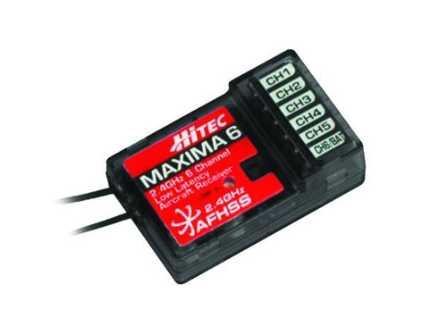Hitec MAXIMA 6 2,4GHz - 6 Kanal Empfänger (High Response) für A9X