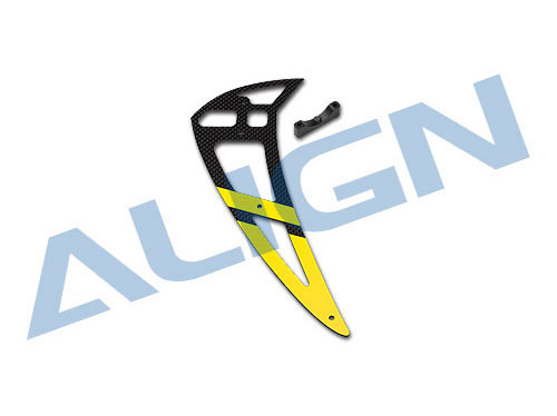 Align T-REX 700E / 700N PRO Leitwerkset Carbon - gelb