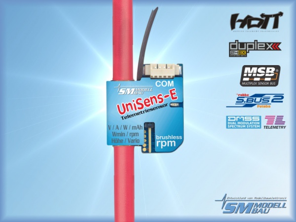 UniSens-E mit 4 mm² Silikonkabel (Multisensor) # 3105 