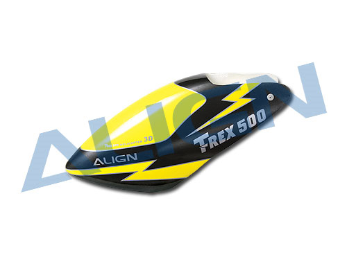 Align Painted Canopy/Lightning Black T-Rex 500