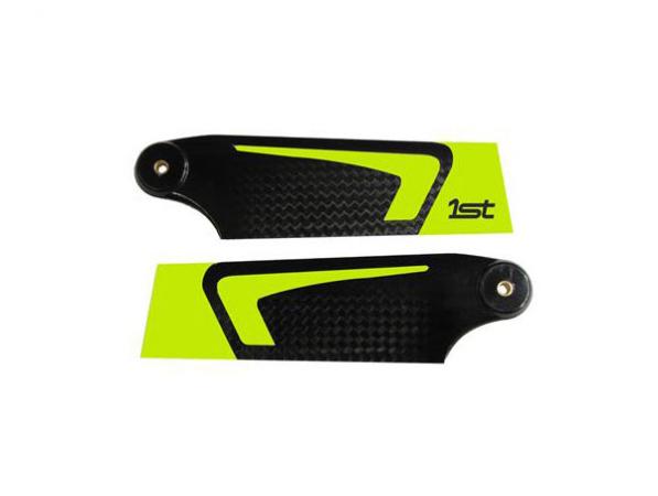 1st Tail Blades CFK 90mm (yellow) # 1stB090-Y 