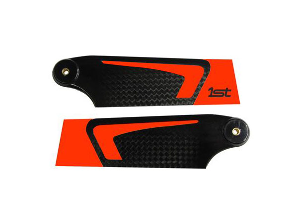 1st Tail Blades CFK 95mm (orange) # 1stB095-O 