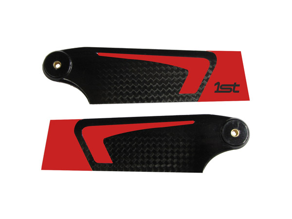 1st Tail Blades CFK 95mm (red)