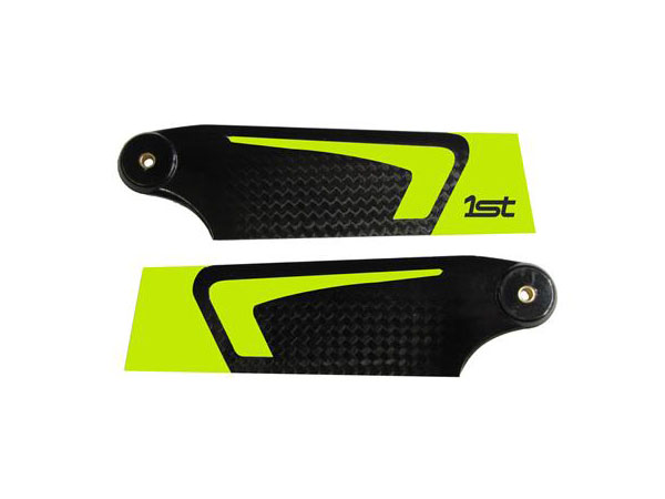 1st Tail Blades CFK 95mm (yellow) # 1stB095-Y 