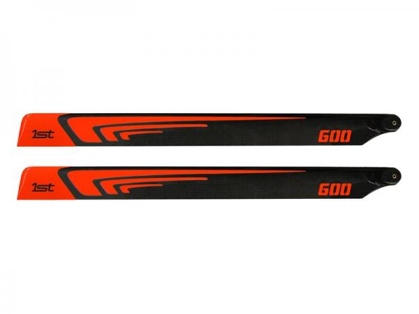 1st Main Blades CFK 600mm FBL (orange) # 1stB600-O 
