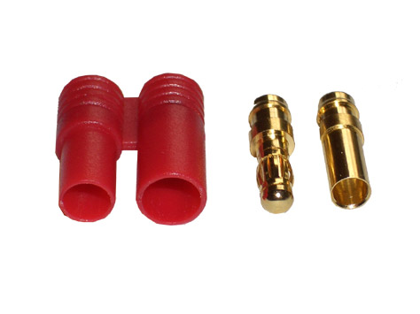 Gold Connector 3,5mm with red case