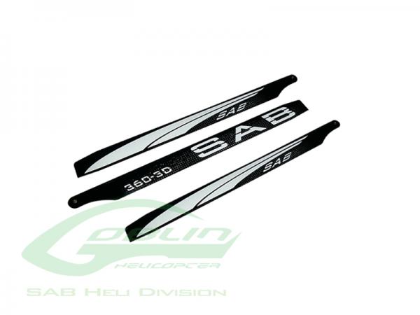 SAB Blackline 3D 3Blade CFK Mainblade # 3603TBS 