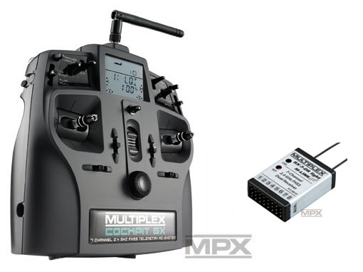 Multiplex COCKPIT SX Elegance Light-Set M-LINK mit RX-7 DR light 2,4 GHz