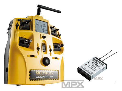 Multiplex COCKPIT SX Action Telemetry M-LINK mit RX-7 DR 2,4 GHz