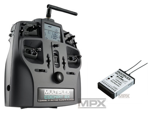 Multiplex COCKPIT SX Elegance Telemetry M-LINK mit RX-7 DR 2,4 GHz