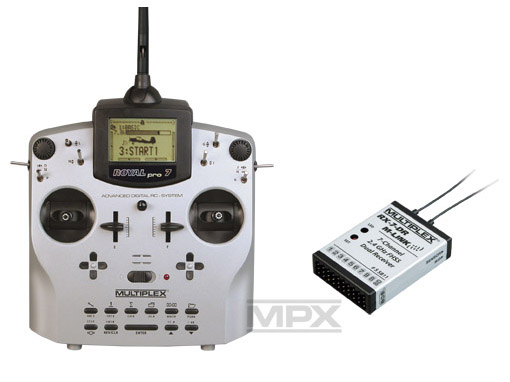 Multiplex ROYALpro 7 Vario-Set Telemetry M-Link mit RX-7 DR 2,4GHz