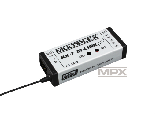 Multiplex Receiver RX-7 M-Link 2,4GHz Telemetriefähig