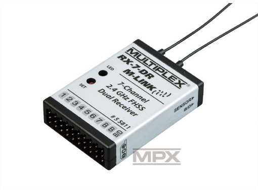 Multiplex Receiver RX-7-DR M-Link 2,4GHz Telemetriefähig