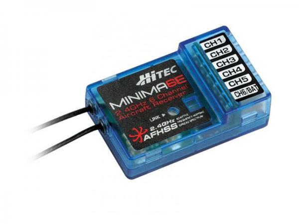 Hitec MINIMA 6E Micro AFHSS 2,4 GHz 6 Kanal Empfänger Endpin