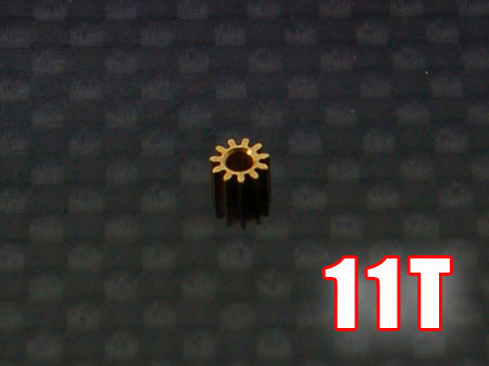 Ritzel 11Z M0,25 Welle Ø1,5mm