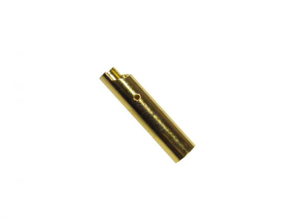 Goldkontakt Buchse 4 mm (abgeflacht) # ZB-G-BU-40A 