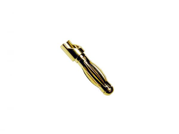 Gold Connector 4mm male
