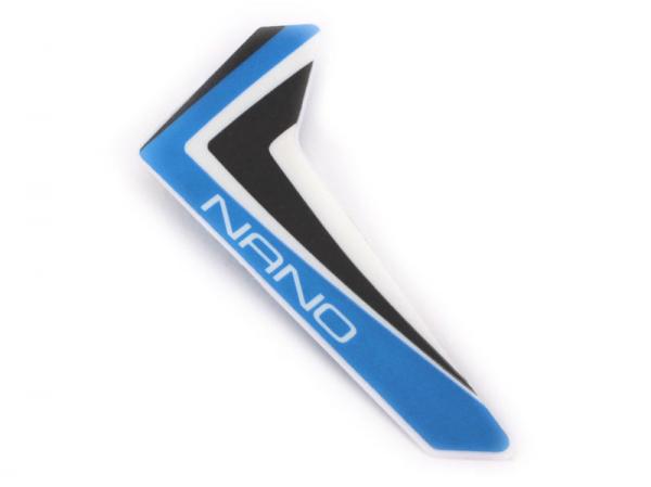 Blade Nano CPX Blue Vertical Fin w/decal