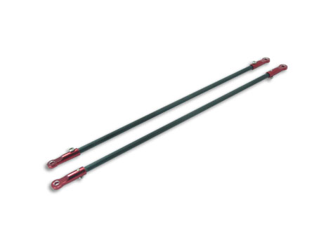 RKH 130X CNC AL Tail Boom Support Set (Red)