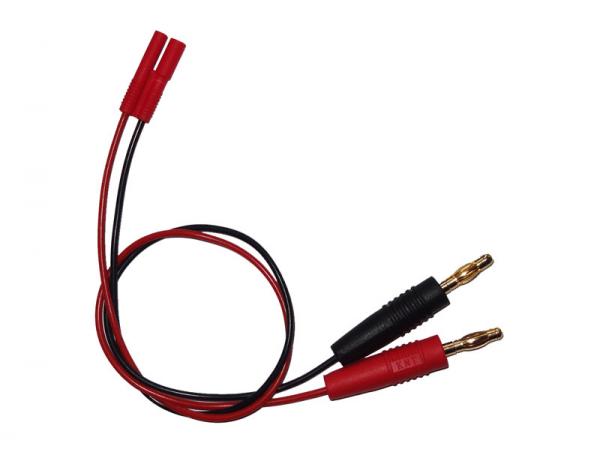 Charging 4mm Banana - Goldconnector 2mm red Case