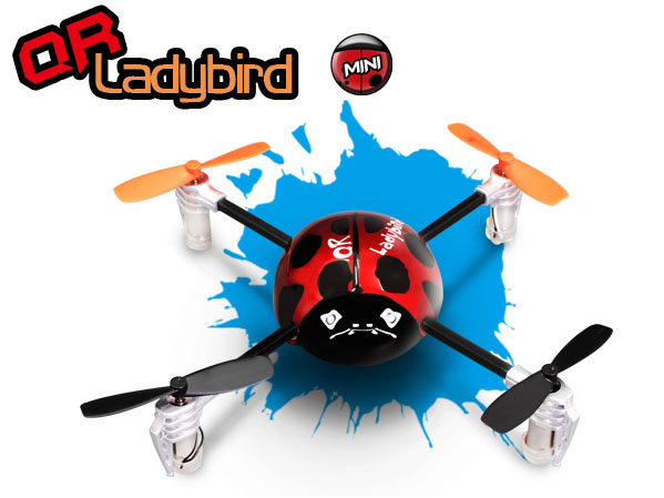 Walkera QR LadyBird RTF Mini Quadcopter mit DEVO 2402D Sender (leicht gebraucht)