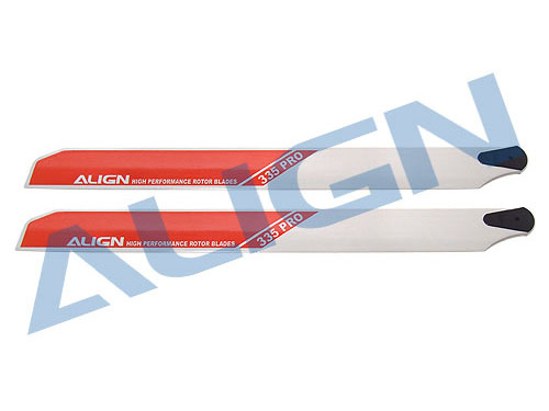 Align PRO Rotorblades 335mm white/red HD332A
