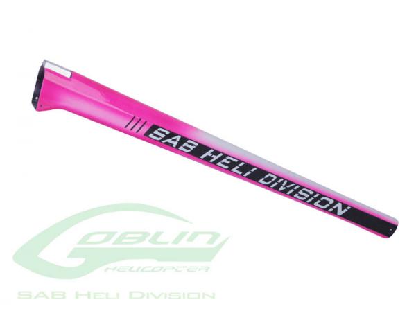 SAB Goblin 630 Carbon Fiber Tail Boom - Pink