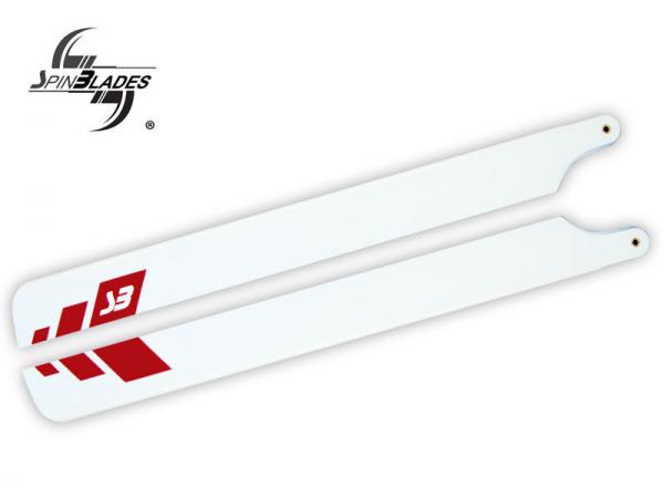 SpinBlades RED TIP 320 Symmetrical Flybarless 3D Rotor Blade 320 mm