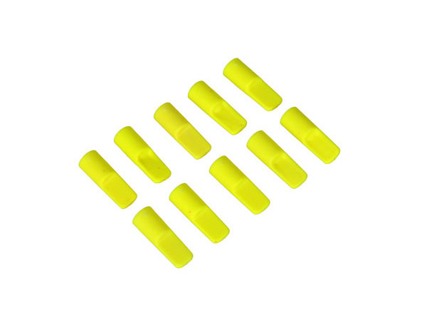 Mikado Cover cap for 5,5mm gold connector, neon-yellow