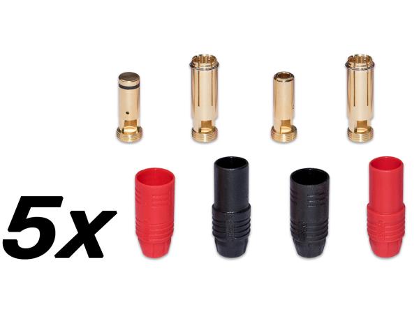 AS150 7mm Connector system with anti spark 5x Set