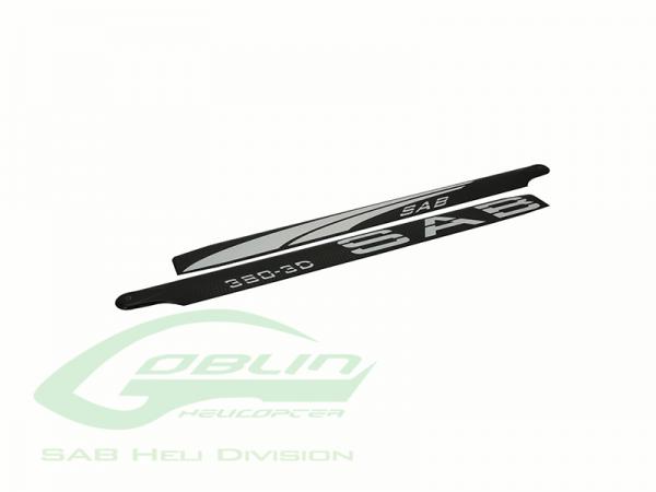 SAB 380 SAB Blackline 380 3D CFK Hauptrotorblätter - WEISS