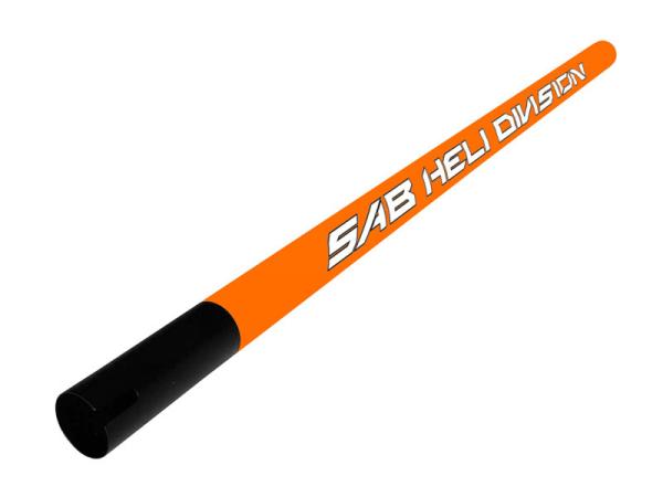 SAB Goblin RAW 700 Aluminium Heckrohr orange # H1604-S 