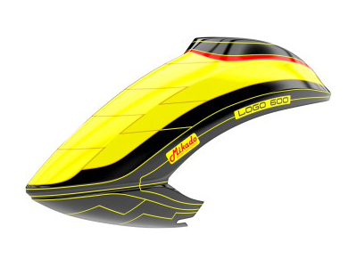 Mikado LOGO 600 Canopy neon-yellow/black/gold
