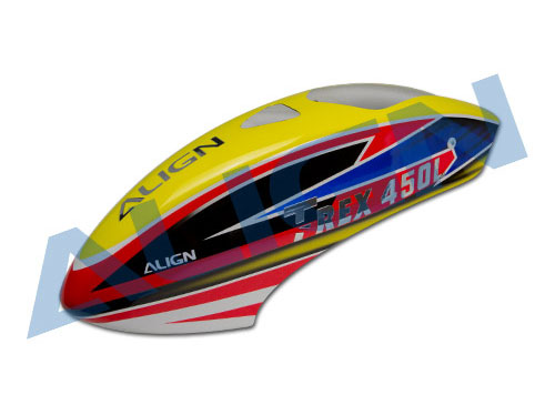 Align T-REX 450L Dominator Painted Canopy yellow