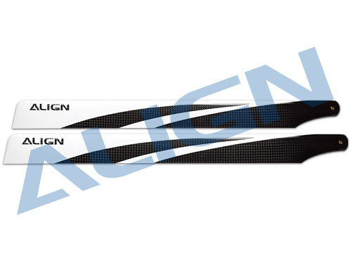 Align 380 Carbon Fiber Blades black # HD380A 