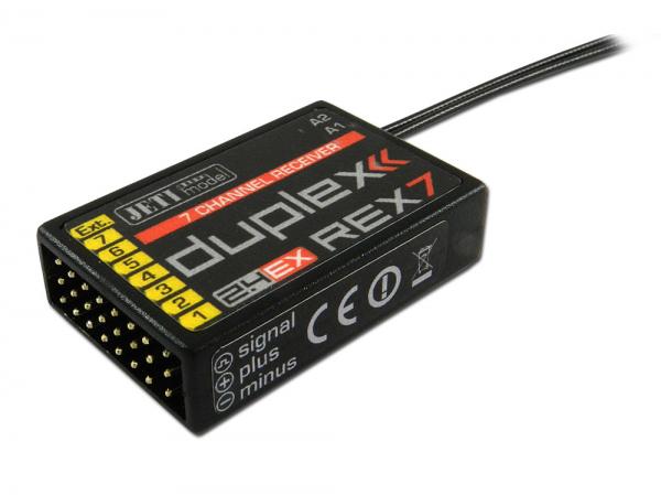 Jeti 7 Channal Receiver Duplex 2.4EX Rex7 40cm Antenna