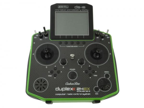 Jeti Hand Transmitter DS-16 Carbonline Multimode Green Edition