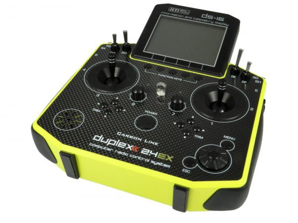 Jeti Hand Transmitter DS-16 Carbonline Multimode Yellow Edition