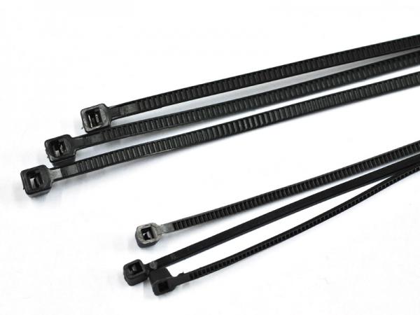 Kabelbinder 2.5mm x 98mm Schwarz 100 Stück # ZB-KB-2598 