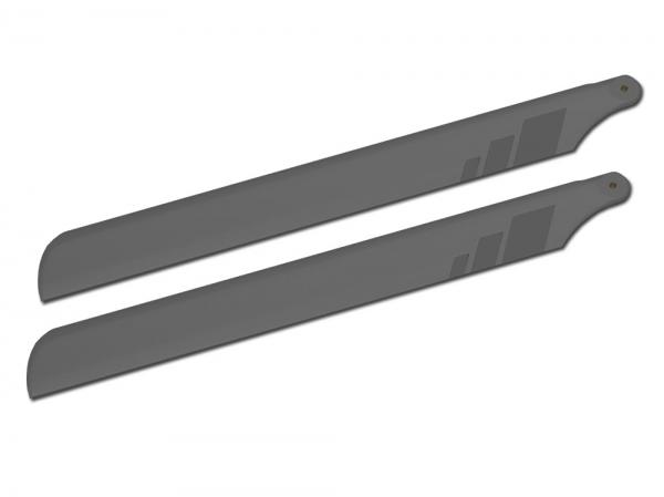 SpinBlades matt grey scale halbsymmetrisches Blatt 600 mm