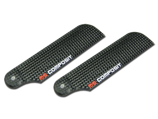 MS Composit Carbon Tail Blades 115mm /5/3-FC # MS-R70115-FC 