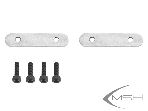 MSH Protos Max V2 Unterlegplatten für Motorbefestigung (2x)
