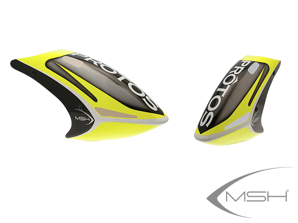 MSH Protos Max V2 Haube lackiert FG Neon gelb