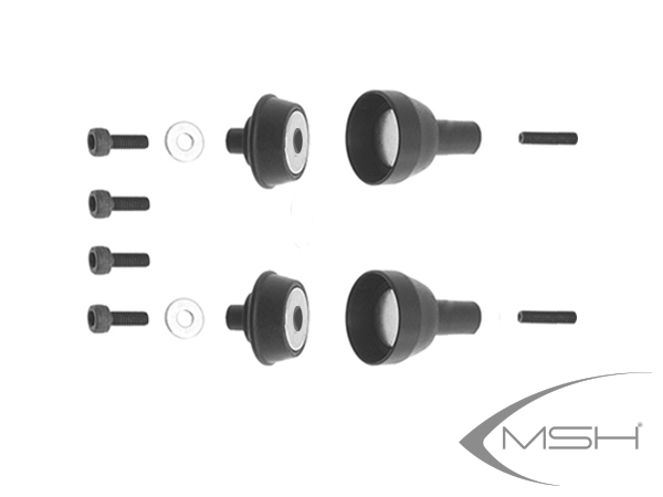 MSH Protos Max V2 Magnet Haubenverschlüsse evoluzione (2x)