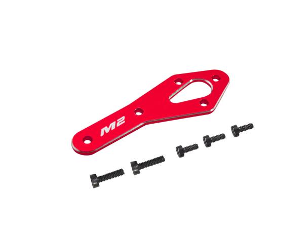 OMPHOBBY M2 EVO Tail Motor Reinforcement Plate set-Red