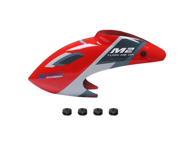 OMPHOBBY M2 EVO Canopy set-Glamour Red