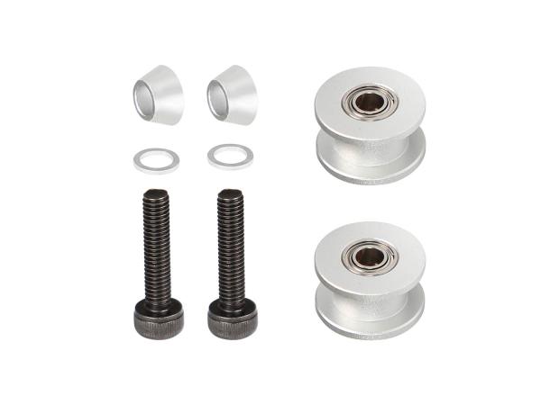 OMPHOBBY M4 Idler Pulley Set (silver)