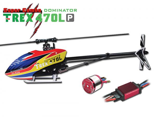 Align T-REX 470L P DOMINATOR KIT with 6S Motor and ESC